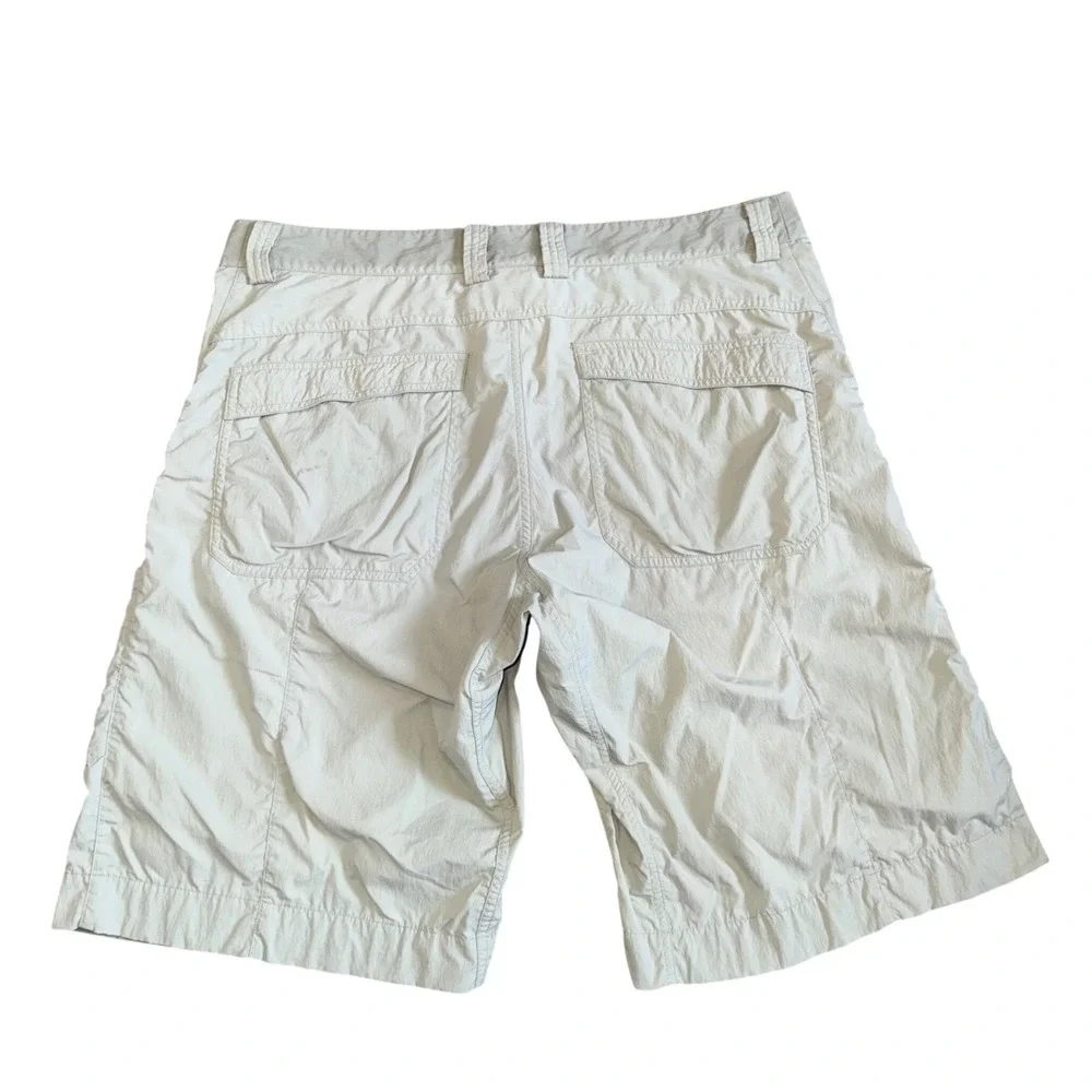 Arc'teryx Cargo Shorts Mens 36 Tan Good Nylon Lycra Technical Hiking Gorpcore